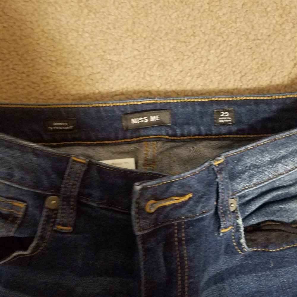 Miss me womens size 29 straight ankle jeans